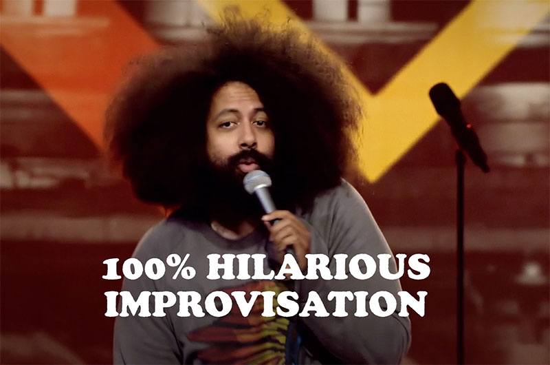 Reggie Watts Live in Australian TVC